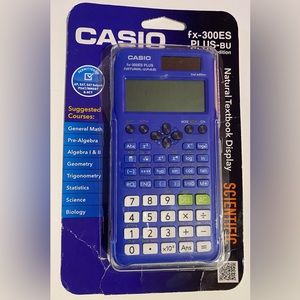 Casio fx-300 plus-bu natural textbook scientific color blue #1